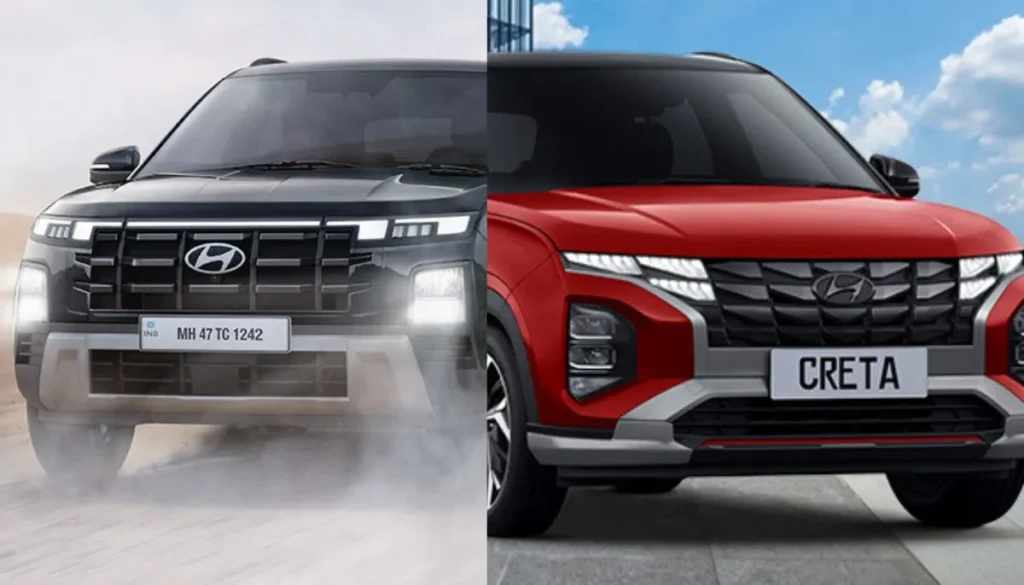 Hyundai Creta Facelift vs International Creta Facelift: Front-end Design